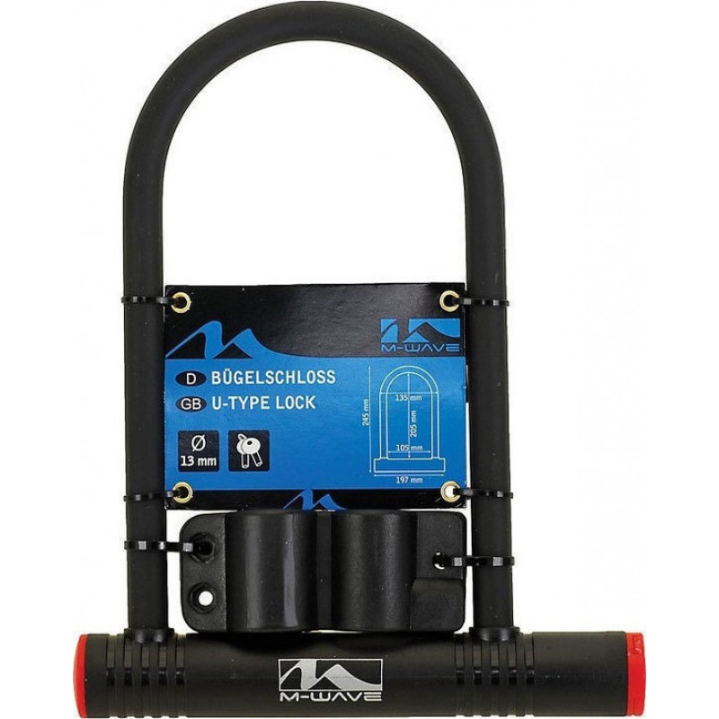 Κλειδαριά Ποδηλάτου U-Type Lock M-Wave 