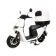 Ηλεκτρικό Scooter Ecooter E2MAX DEL.CBS 4000Watt Λευκά 2πλη Μπατ.L3e-A1/75Km/h 64V/42AH + 64V/28AH