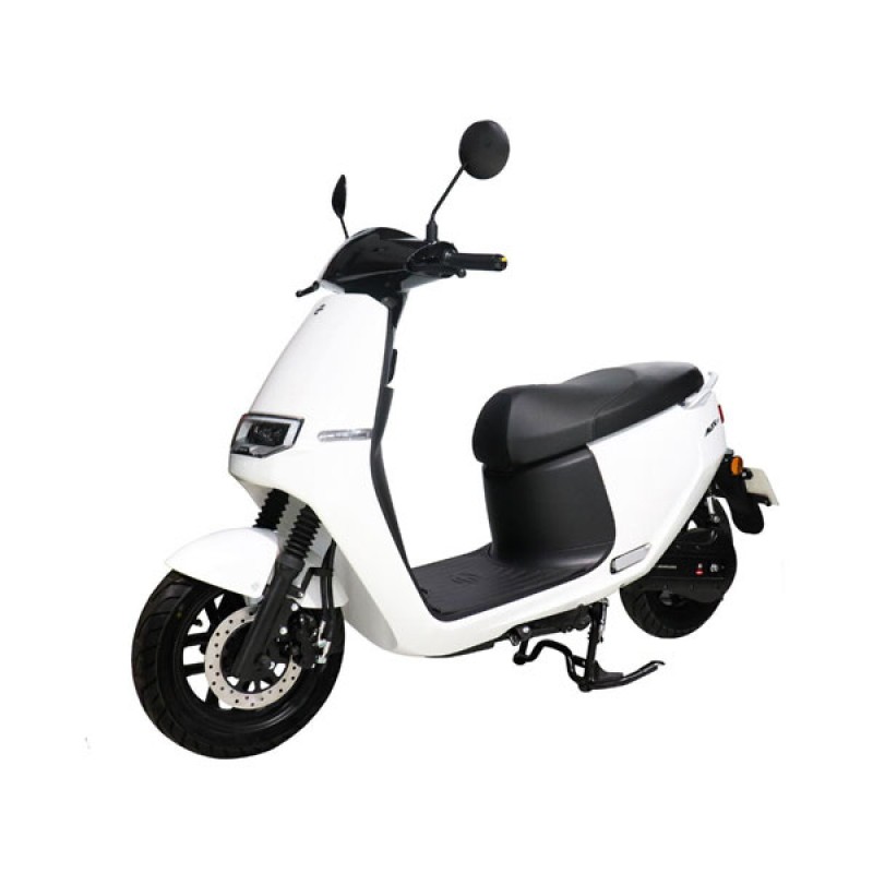 Ηλεκτρικό Scooter Ecooter E2MAX CBS 4000Watt Ματ Λευκό 2πλη Μπατ.L3e-A1/75Km/h 64V/42AH + 64V/28AH