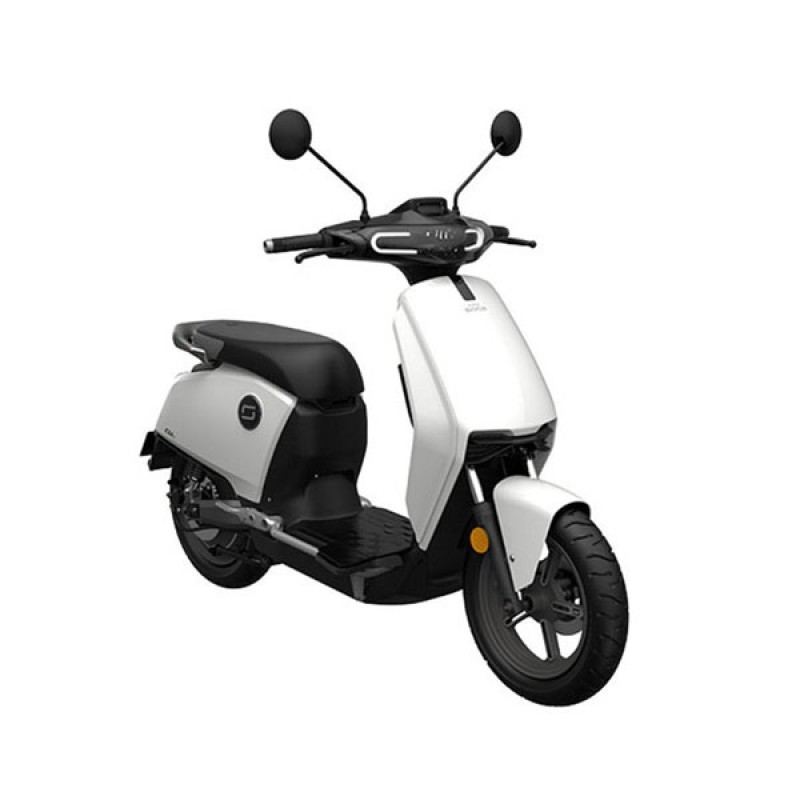 Ηλεκτρικά Scooter Super Soco CUX 1600W λευκό L1e-B/45Km/h 60V/30AH