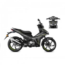 Παπί Benelli RCX185i E5 Γκρι