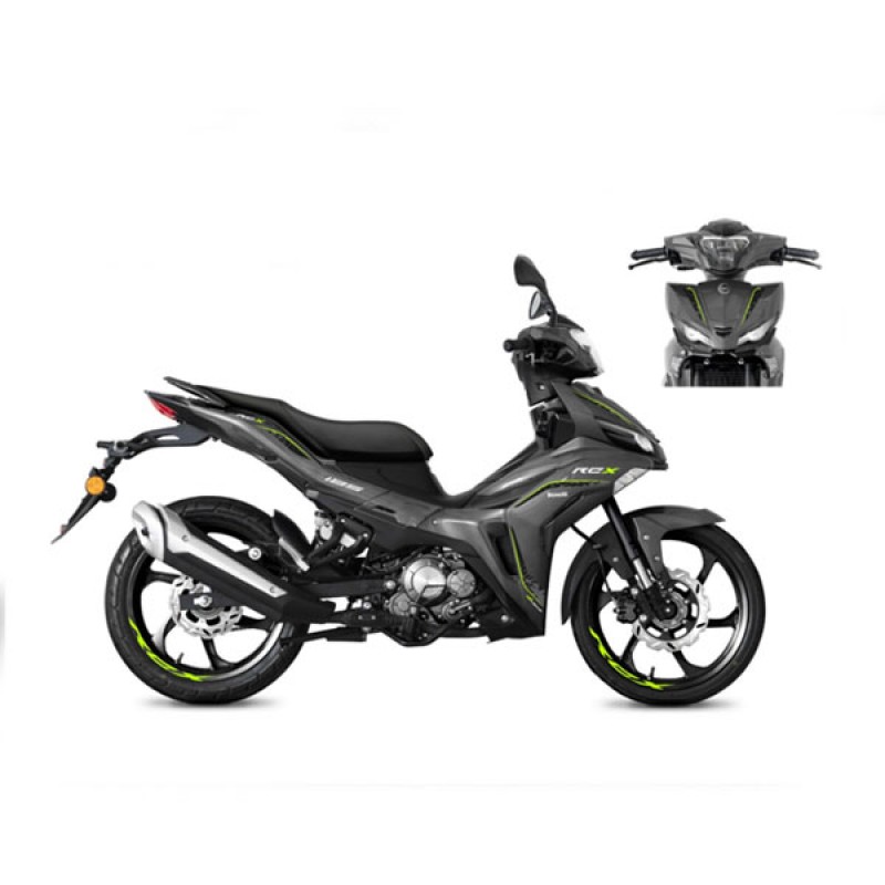 Παπί Benelli RCX185i E5 Γκρι Παπί Benelli RCX185i E5 Γκρι