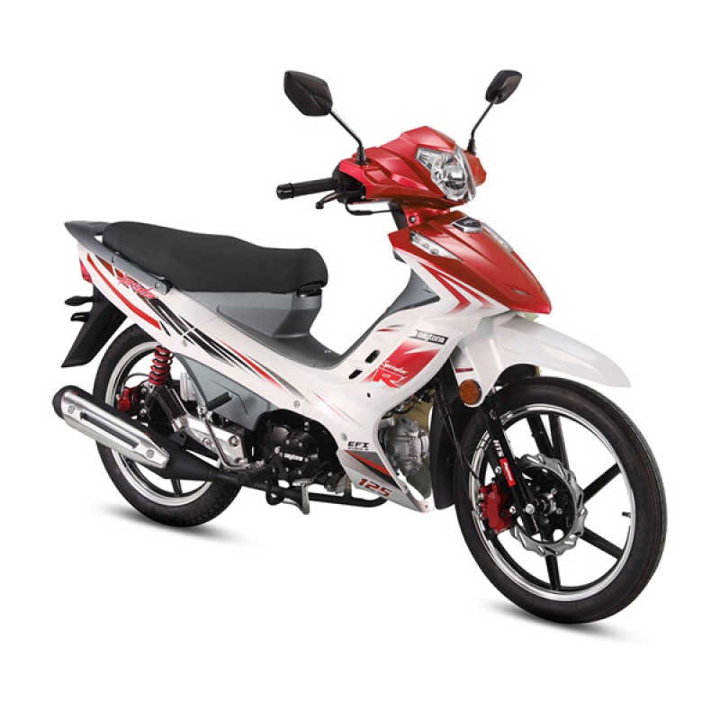 Παπί Daytona Sprinter 125 άσπρο κόκκινο