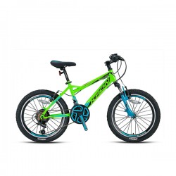 Ποδήλατο Kron Vortex 4.0 MTB 24'' 21sp Green-Black/Dark Turqoise