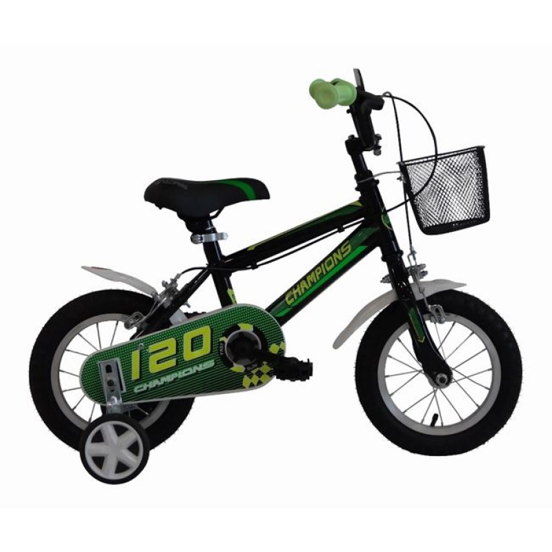 Ποδήλατο Cembio Champions Kid 12'' Μαύρο-Πράσινο