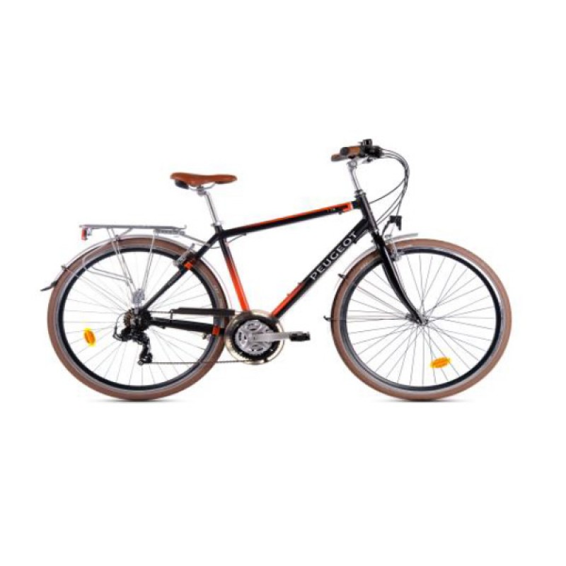 Ποδήλατο Peugeot T19 700'' City Black / Orange