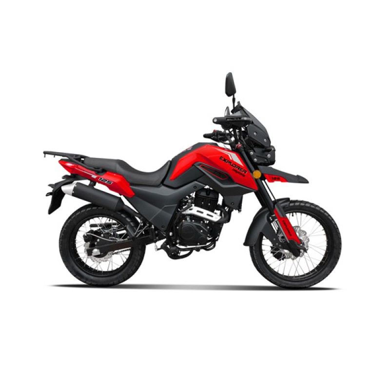 Μοτοσυκλέτα Daytona Explorer 125 κόκκινη