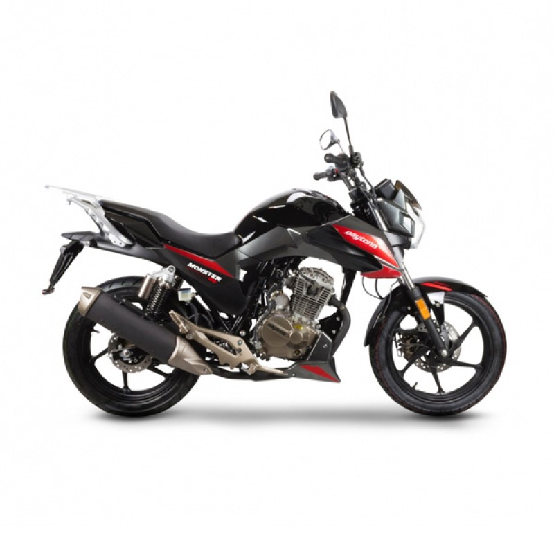 Μοτοσυκλέτα Daytona Monster 125 μαύρη κόκκινη