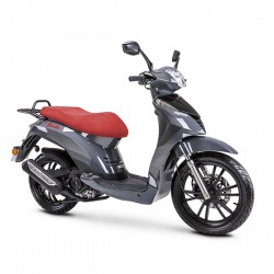 Daytona Scooter Trevis 125 γκρι με κόκκινη σέλα
